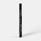 ブラックマーブルサムスンギャラクシーケース SAMSUNG GALAXYケース (右側面)