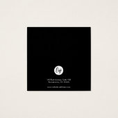 ブラックマーブルスタッドイヤリングディスプレイ (裏面)