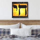 ブラックマーブルズテクスチャチャイシンボル日が差すことキャンバス キャンバスプリント (インサイチュ (寝室))