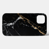 ブラックマーブル エリート Case-Mate iPhoneケース (裏面 (横))