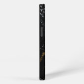 ブラックマーブル エリート iPhoneケース (右側面)