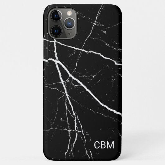ブラックマーブル Case-Mate iPhoneケース (裏面)