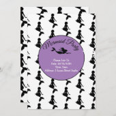 ブラックマーメイドの招待状 招待状 (正面/裏面)