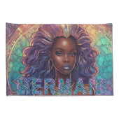 ブラックマーメイド枕カバー 枕カバー (裏面-右)