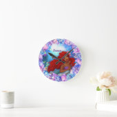 ブラックマーメイド ラウンド壁時計 (ホーム)