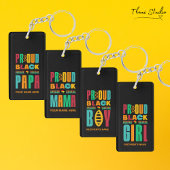 ブラックマ誇りを持ったマブラック歴史月家族 キーホルダー