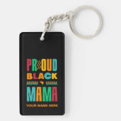 ブラックマ誇りを持ったマブラック歴史月家族 キーホルダー (裏面)