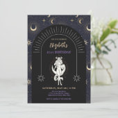 ブラックミスティックタウラス〔占星術の〕十二宮図21歳の誕生日 招待状 (スタンド正面)