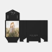 ブラックミニマカスタムリスト感謝していの写真結婚。 フェイバーボックス (折り畳みなし)