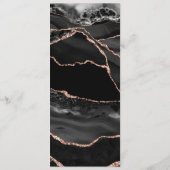 ブラックミニマフォーマルリストファンシーラグジュア結婚リーのメニュー メニュー (裏面)