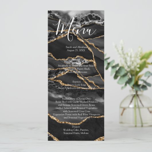 ブラックミニマフォーマルリストファンシーラグジュア結婚リーのメニュー メニュー (スタンド正面)