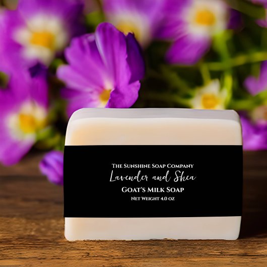 ブラックミニマリストソープベリーバンド 招待状ベリーバンド