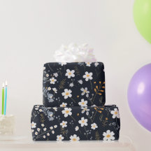 ブラックミニマリスト優しいガーデンワイルドフラワー子供部屋