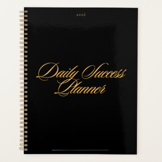 ブラックミニマリスト2026月次および週次プランナー プランナー手帳