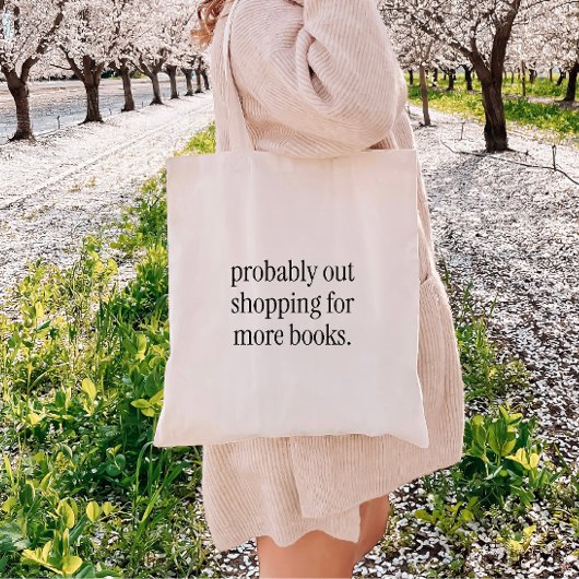 ブラックミニマルタイポグラフィ本愛好家 トートバッグ