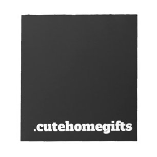 ブラックミニマルモダンエレガント企業のビジネス ノートパッド