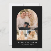 ブラックミニマルArch 3写真 シーズンカード (正面)