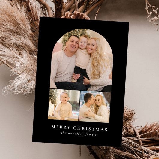 ブラックミニマルArch 3写真 シーズンカード