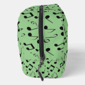 ブラックミュージカルノートデザインDoppキットバッグ ドップキット (右)