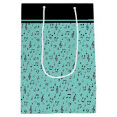 ブラックミュージカル ミディアムペーパーバッグ (裏面)