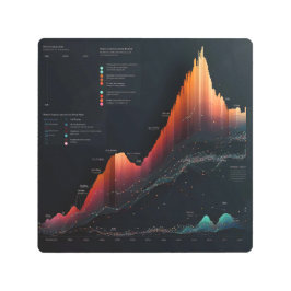 ブラックミュージックの星空 メタルプリント