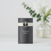 ブラックミュージックエレガント名刺 名刺 (スタンド正面)