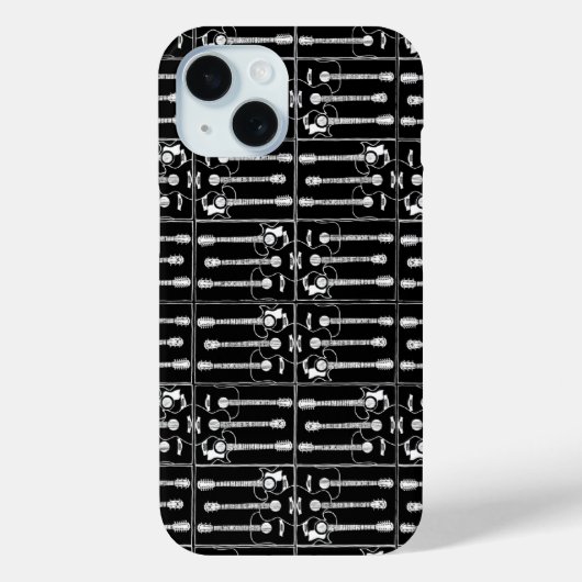 ブラックミュージックギター Case-Mate iPhoneケース (裏面)