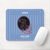 ブラックミュージックサークル マウスパッド (マウス)