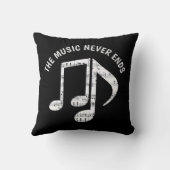 ブラックミュージックノート クッション (裏面)