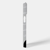 ブラックミュージックノート(名前をカスタムする) Case-Mate iPhoneケース (裏面 / 右)