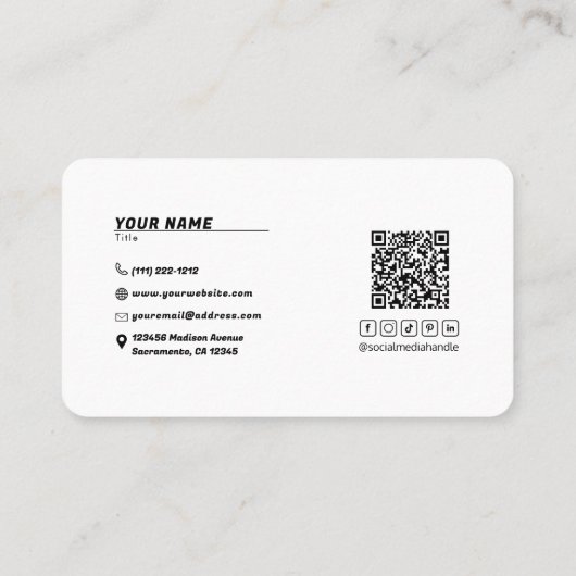 ブラックミュージックヘッドフォンダンスDJ誕生日パーティー 名刺 (裏面)