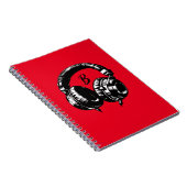 ブラックミュージックヘッドフォンDJミュージカル ノートブック (右側)