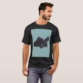 ブラックムーア金魚 Tシャツ (正面フル)