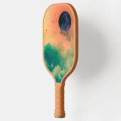 ブラックムーンとグリーンクラウドのピックボールパドル ピックルボールラケット (左)