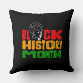 ブラックムーンデイグリーティングタイポグラフィ クッション (裏面)