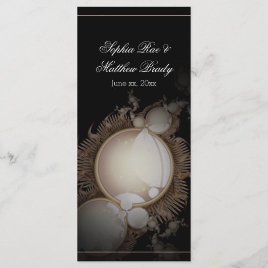 ブラックメかわいらしニューの真珠 メニュー (裏面)