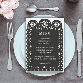 ブラックメキシカンパペルピカドメニュー 案内状