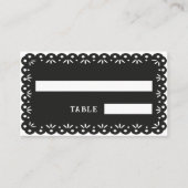 ブラックメキシカンパペルピカド座席表 プレイスカード (正面)