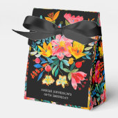 ブラックメキシカンブライトフローラフェスタ誕生日 フェイバーボックス (正面サイド)