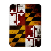 ブラックメグランジリーランド州旗 マグネット (縦)