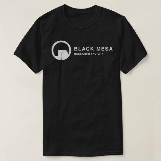 ブラックメサ研究施設 Tシャツ (デザイン正面)