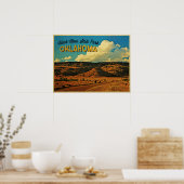 ブラックメサ・オクラホマ ポスター (キッチン)