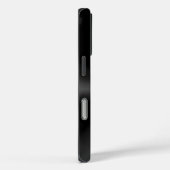 ブラックメタリックテクスチャ ステンレス鋼風 Case-Mate iPhoneケース (裏面 / 右)