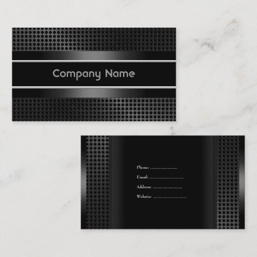 ブラックメタルエレガントルック株式会社 名刺 (正面/裏面)