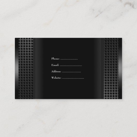 ブラックメタルエレガントルック株式会社 名刺 (裏面)