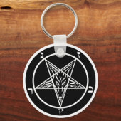 ブラックメタルキーチェーンSATAN! キーホルダー (正面)