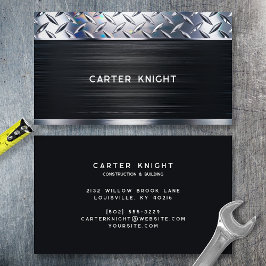 ブラックメタルダイヤモンドプレート工業 名刺
