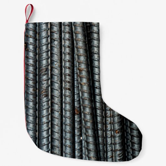 ブラックメタルバー スモールクリスマスストッキング (正面)