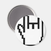 ブラックメタルヘッドアイコン マグネット (正面/裏面)