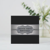 ブラックメタルマンズ50thバースデーパーティー 招待状 (スタンド正面)